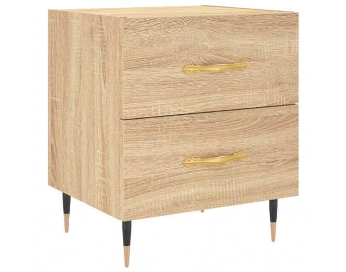 Sonata H Нощни шкафчета 2 бр дъб сонома 40x35x47,5 см инженерно дърво