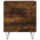 Sonata H Нощни шкафчета 2 бр опушен дъб 40x35x47,5 см инженерно дърво