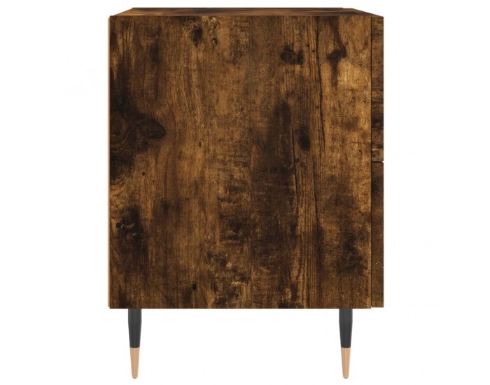 Sonata Noptiere, 2 buc., stejar fumuriu, 40x35x47,5 cm, lemn compozit