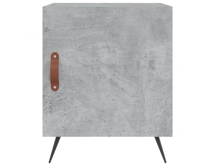 Sonata H Нощни шкафчета 2 бр бетонно сиво 40x40x50 см инженерно дърво