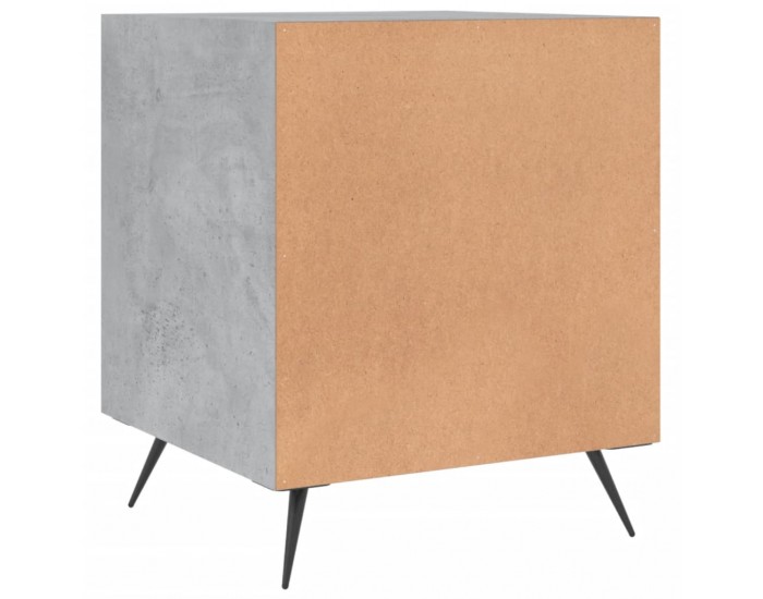 Sonata H Нощни шкафчета 2 бр бетонно сиво 40x40x50 см инженерно дърво