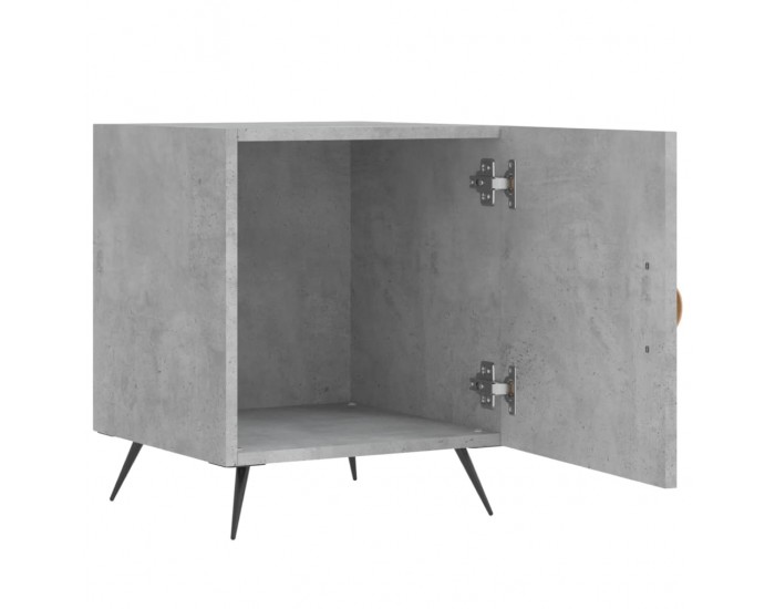 Sonata H Нощни шкафчета 2 бр бетонно сиво 40x40x50 см инженерно дърво