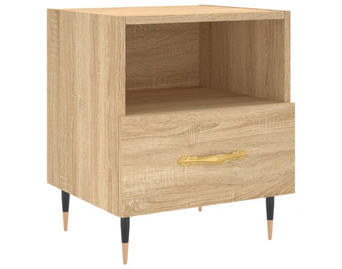 Sonata H Нощни шкафчета 2 бр дъб сонома 40x35x47,5 см инженерно дърво