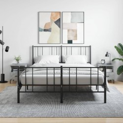 Sonata H Нощни шкафчета 2 бр бетонно сиво 40x35x47,5 см инженерно дърво - Noptiere