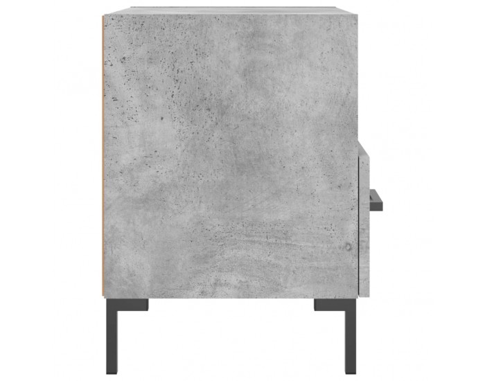Sonata H Нощни шкафчета 2 бр бетонно сиво 40x35x47,5 см инженерно дърво