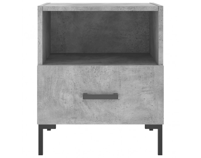 Sonata H Нощни шкафчета 2 бр бетонно сиво 40x35x47,5 см инженерно дърво