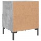 Sonata H Нощни шкафчета 2 бр бетонно сиво 40x35x47,5 см инженерно дърво