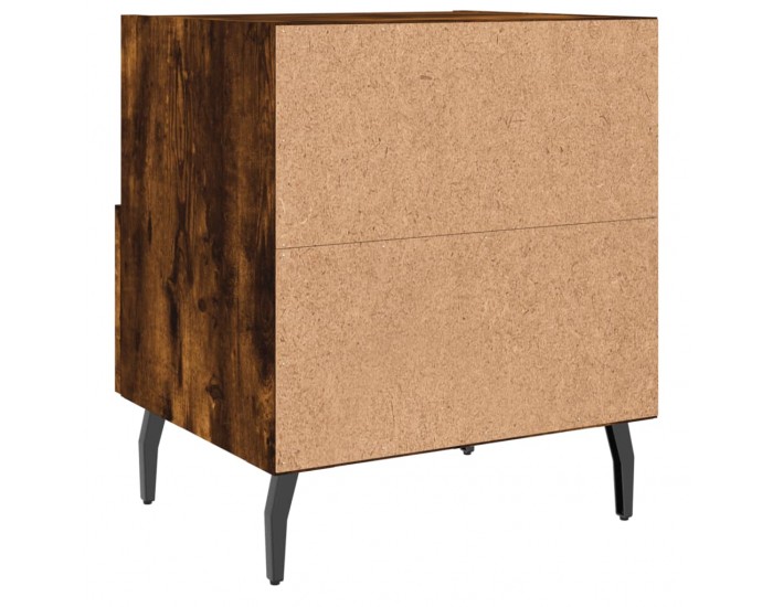 Sonata H Нощни шкафчета 2 бр опушен дъб 40x35x47,5 см инженерно дърво