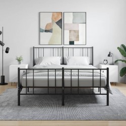 Sonata H Нощни шкафчета 2 бр бели 40x40x50 см инженерно дърво - Noptiere
