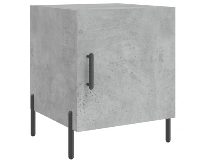 Sonata H Нощни шкафчета 2 бр бетонно сиво 40x40x50 см инженерно дърво