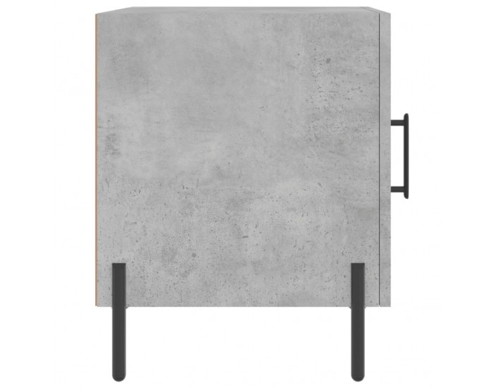 Sonata H Нощни шкафчета 2 бр бетонно сиво 40x40x50 см инженерно дърво
