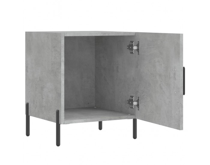 Sonata H Нощни шкафчета 2 бр бетонно сиво 40x40x50 см инженерно дърво