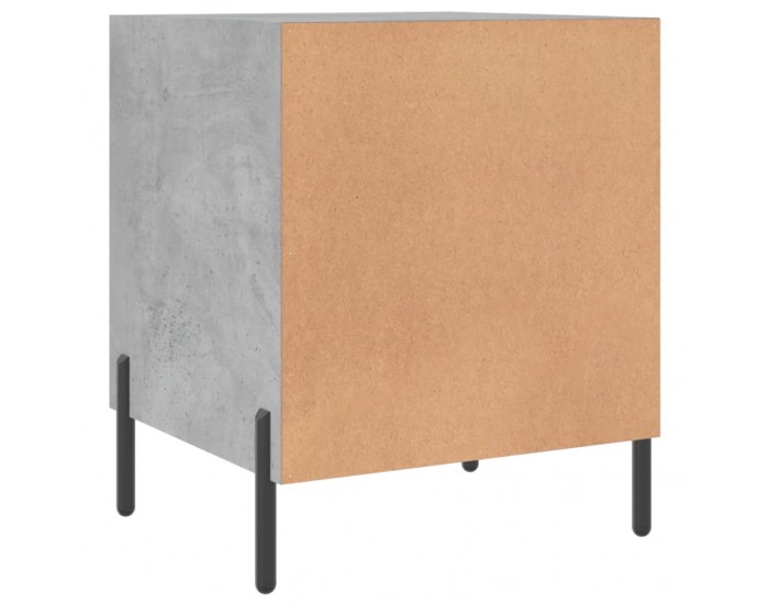 Sonata H Нощни шкафчета 2 бр бетонно сиво 40x40x50 см инженерно дърво