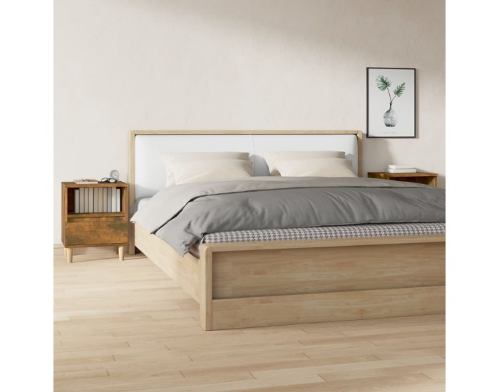 Sonata H Нощни шкафчета 2 бр опушен дъб 40x35x50 см