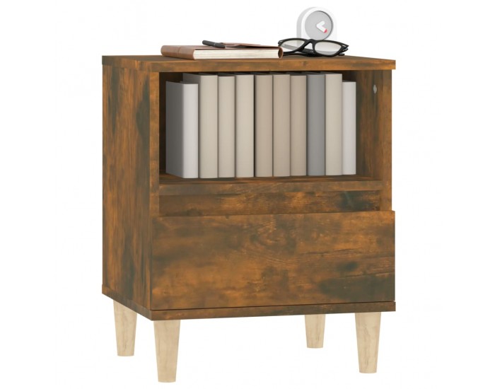 Sonata H Нощни шкафчета 2 бр опушен дъб 40x35x50 см
