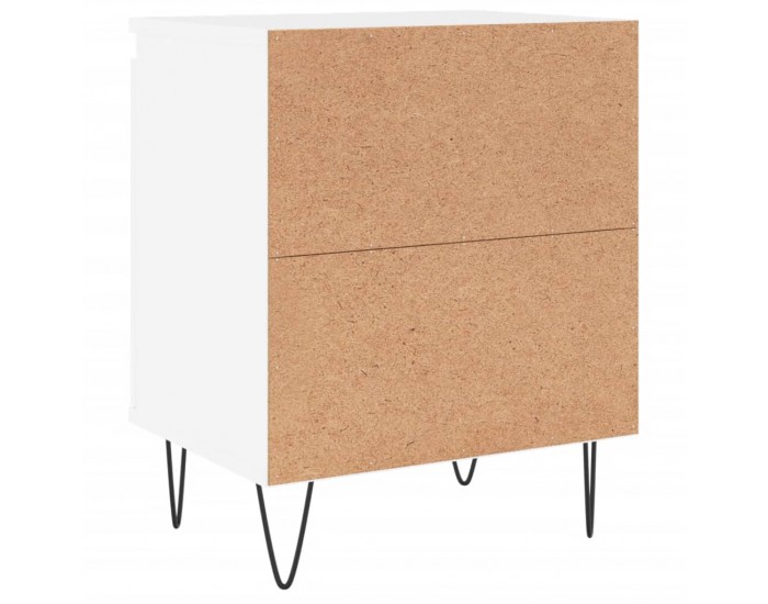 Sonata H Нощни шкафчета 2 бр бели 40x30x50 см инженерно дърво
