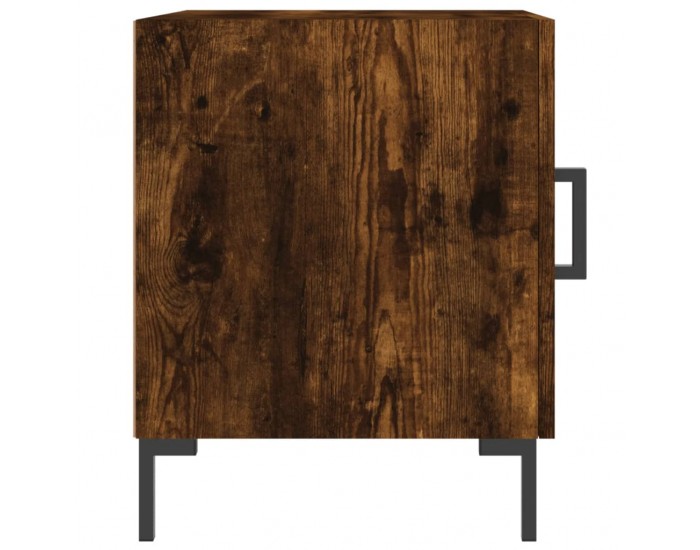 Sonata H Нощни шкафчета 2 бр опушен дъб 40x40x50 см инженерно дърво