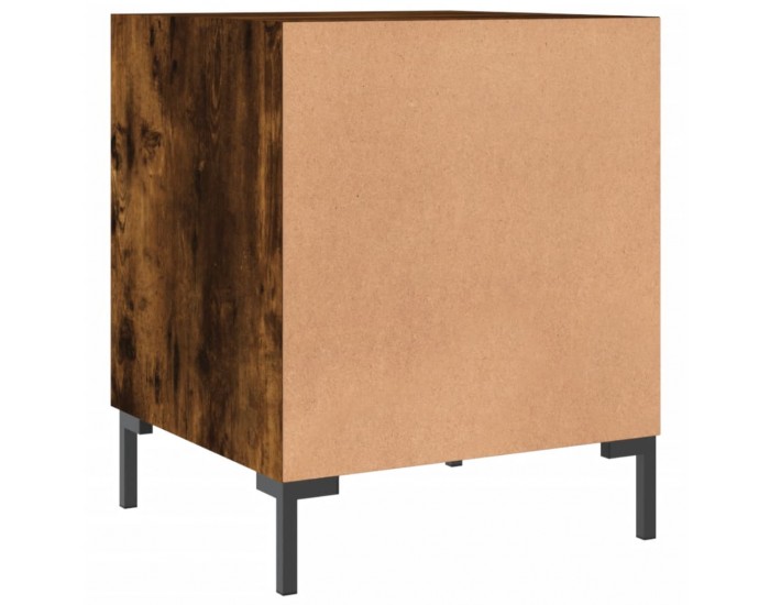 Sonata H Нощни шкафчета 2 бр опушен дъб 40x40x50 см инженерно дърво