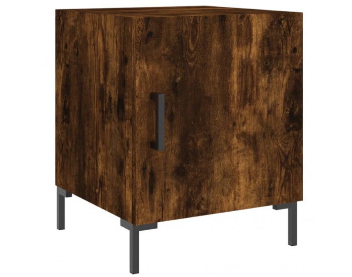 Sonata H Нощни шкафчета 2 бр опушен дъб 40x40x50 см инженерно дърво