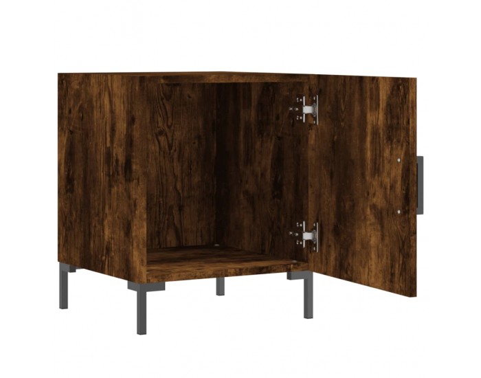 Sonata H Нощни шкафчета 2 бр опушен дъб 40x40x50 см инженерно дърво