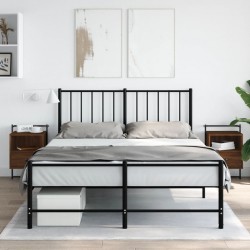 Sonata H Нощно шкафче стенно 2 бр кафяв дъб 40x30x61 см инженерно дърво - Noptiere