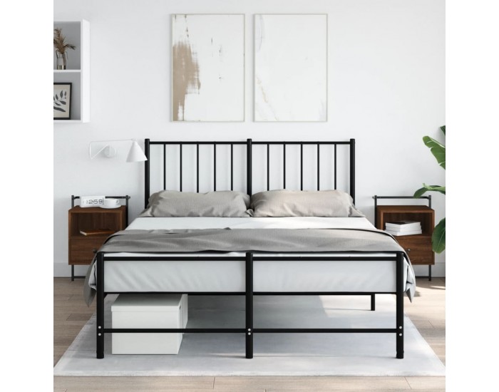 Sonata H Нощно шкафче стенно 2 бр кафяв дъб 40x30x61 см инженерно дърво
