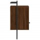 Sonata H Нощно шкафче стенно 2 бр кафяв дъб 40x30x61 см инженерно дърво