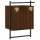 Sonata H Нощно шкафче стенно 2 бр кафяв дъб 40x30x61 см инженерно дърво