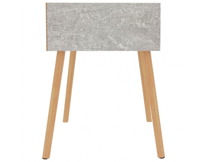 Sonata H Нощни шкафчета, 2 бр, бетонно сив, 40x40x56 см, инженерно дърво
