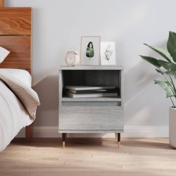 Sonata H Нощно шкафче сив сонома 40x35x50 см инженерно дърво - Noptiere