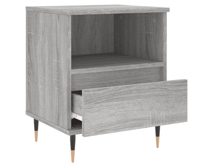 Sonata H Нощно шкафче сив сонома 40x35x50 см инженерно дърво