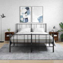 Sonata H Нощни шкафчета 2 бр кафяв дъб 40x35x50 см инженерно дърво - Noptiere