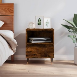 Sonata H Нощно шкафче опушен дъб 40x35x50 см инженерно дърво - Noptiere