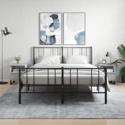 Sonata H Нощни шкафчета 2 бр сив сонома 40x35x50 см инженерно дърво - Noptiere