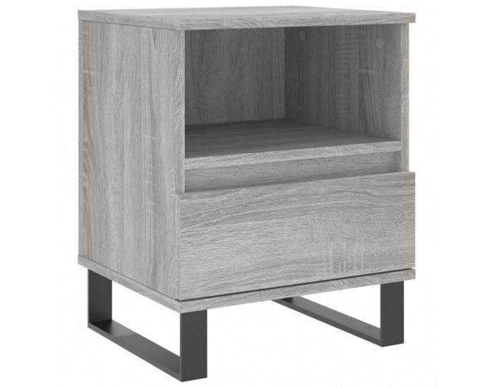 Sonata H Нощни шкафчета 2 бр сив сонома 40x35x50 см инженерно дърво