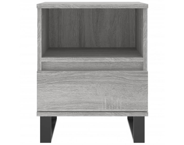 Sonata H Нощни шкафчета 2 бр сив сонома 40x35x50 см инженерно дърво