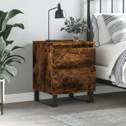 Sonata H Нощно шкафче опушен дъб 40x35x50 см инженерно дърво - Noptiere