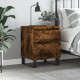 Sonata H Нощно шкафче опушен дъб 40x35x50 см инженерно дърво