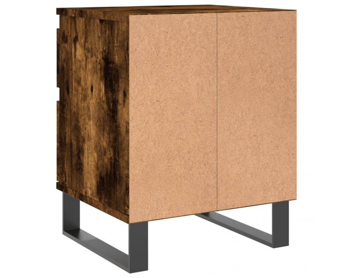 Sonata H Нощно шкафче опушен дъб 40x35x50 см инженерно дърво
