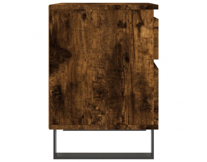 Sonata H Нощно шкафче опушен дъб 40x35x50 см инженерно дърво