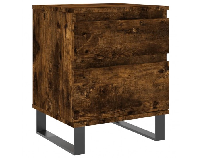 Sonata H Нощно шкафче опушен дъб 40x35x50 см инженерно дърво