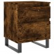 Sonata H Нощно шкафче опушен дъб 40x35x50 см инженерно дърво
