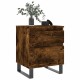 Sonata H Нощно шкафче опушен дъб 40x35x50 см инженерно дърво