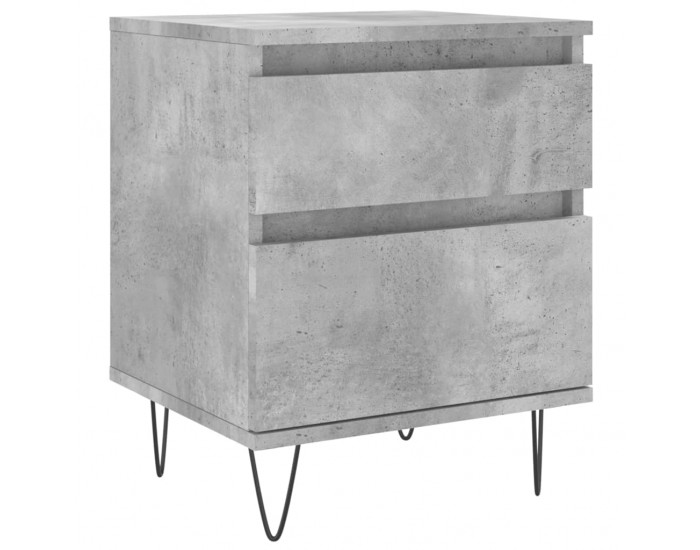 Sonata H Нощни шкафчета 2 бр бетонно сив 40x35x50 см инженерна дървесина