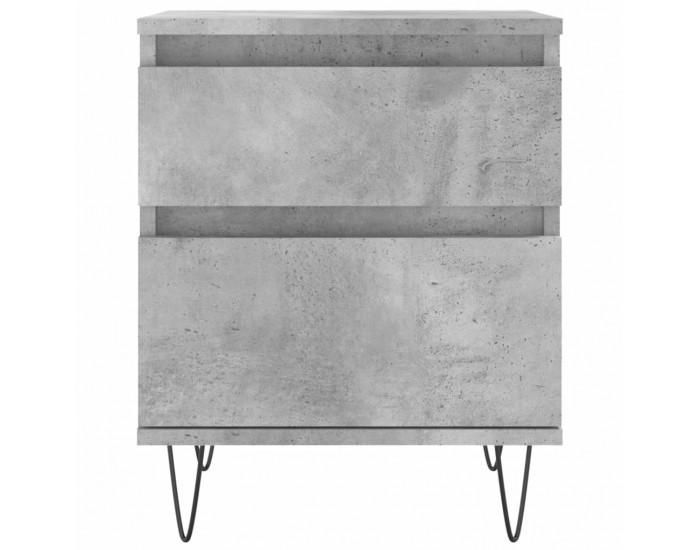 Sonata H Нощни шкафчета 2 бр бетонно сив 40x35x50 см инженерна дървесина