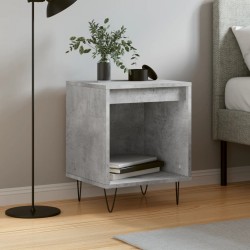 Sonata H Нощно шкафче бетонно сиво 40x35x50 см инженерно дърво - Noptiere