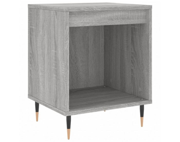 Sonata Noptiere, 2 buc., gri sonoma, 40x35x50 cm, lemn compozit