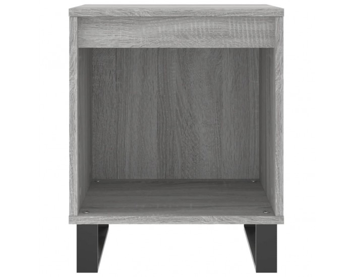 Sonata Noptiere, 2 buc., gri sonoma, 40x35x50 cm, lemn compozit
