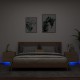 Sonata H Нощни шкафчета за стена с LED осветление, 2 бр, сонома дъб