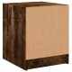 Sonata H Нощно шкафче със стъклена врата опушен дъб 35x37x42 см